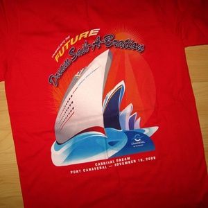 ⚓️ Carnival Dream Cruise Ship 2009 T Shirt Small